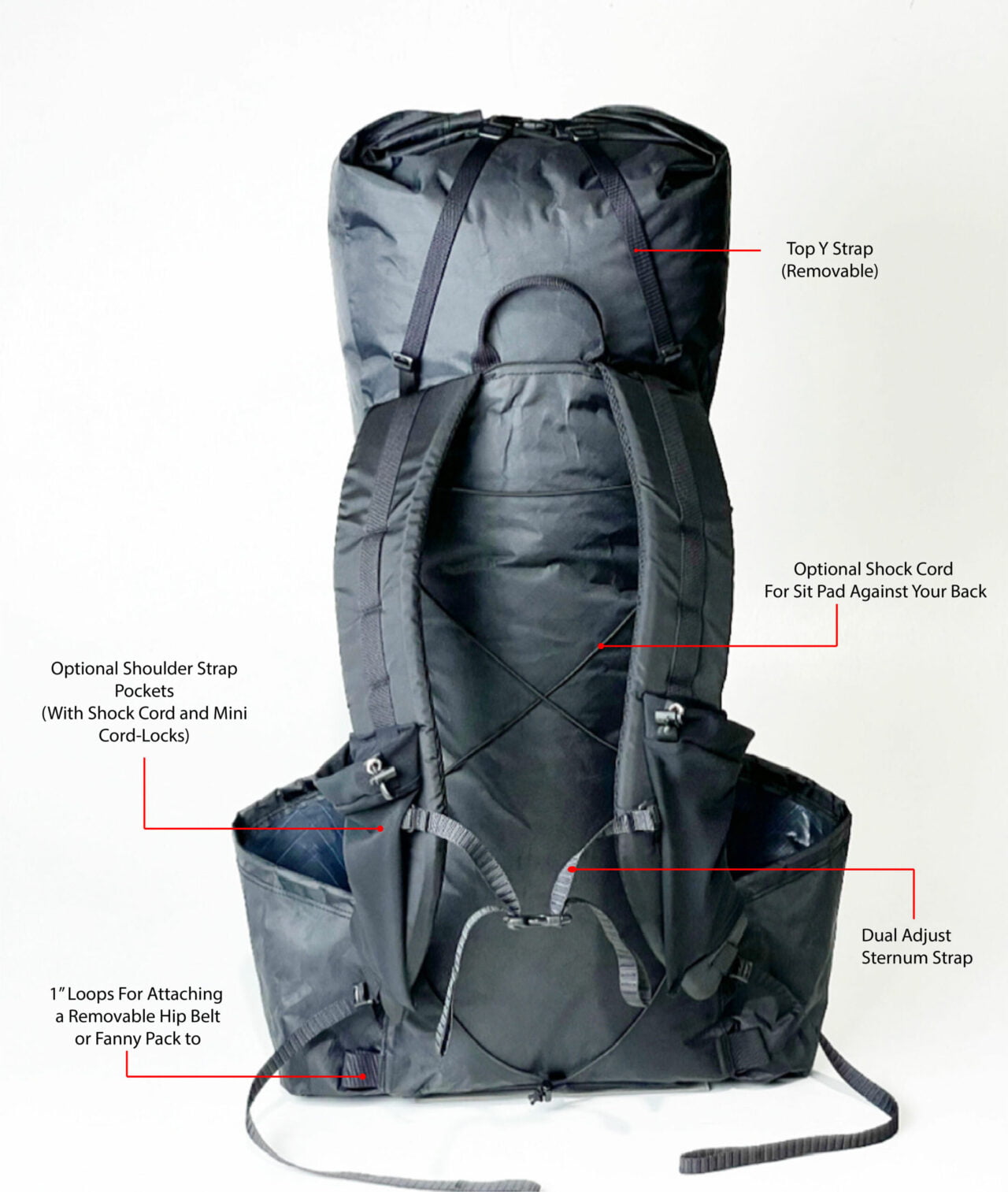 UltraWeave™ 30L Curve Frameless Custom Ultralight Backpack