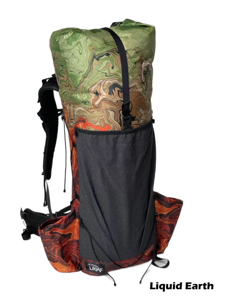 LiteAF ECOPAK™ 40L Curve Frameless Custom Ultralight Backpack