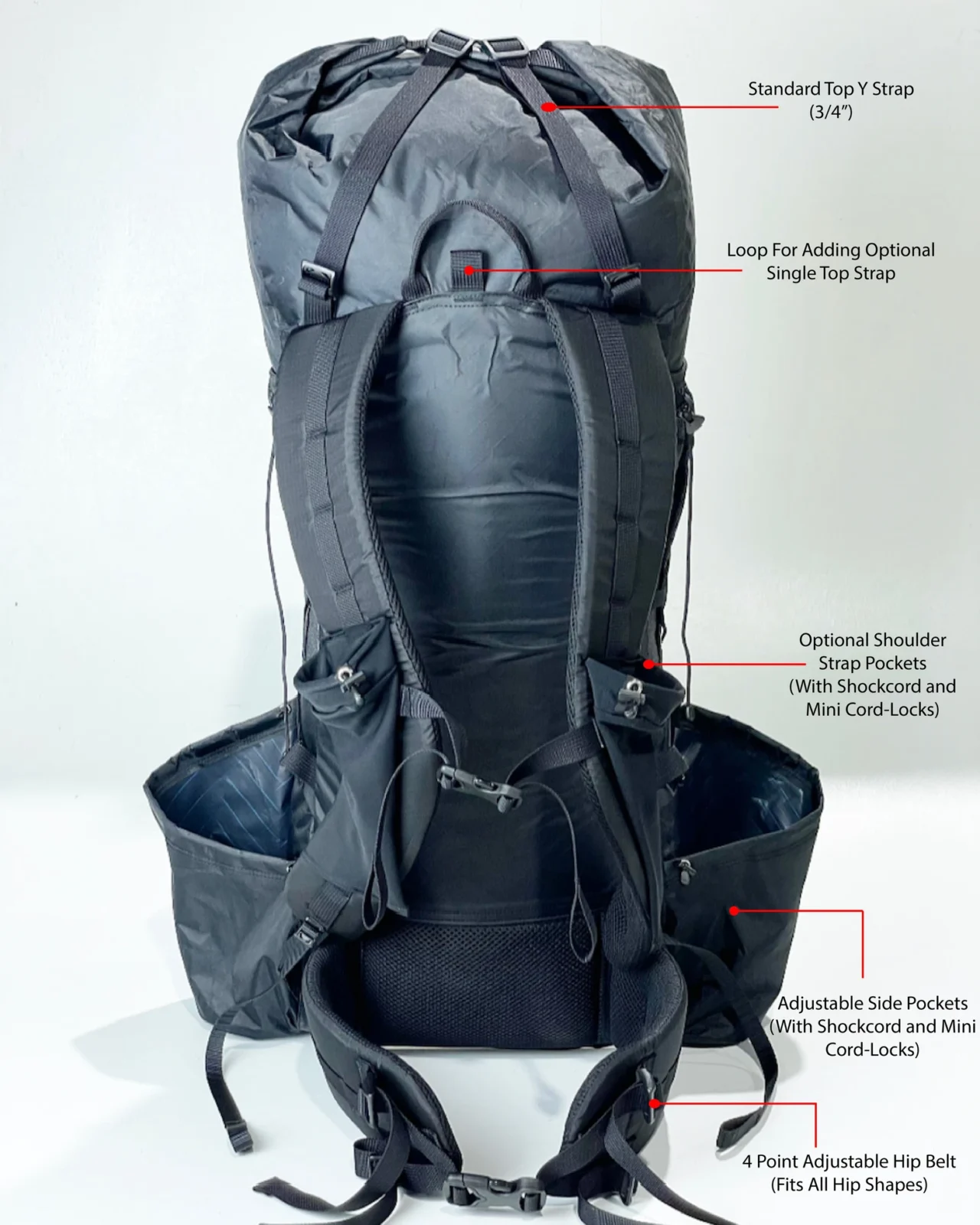ECOPAK™ 40L Curve Full Suspension Custom Backpack